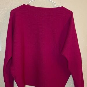 Nine West Women's Sweater - Pink Crew Neck